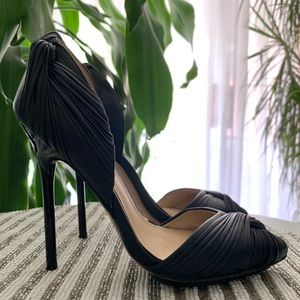 L.A.M.B. real leather high heels